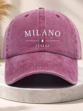 Unisex Distressed Dusty Rose Baseball Cap For Adults